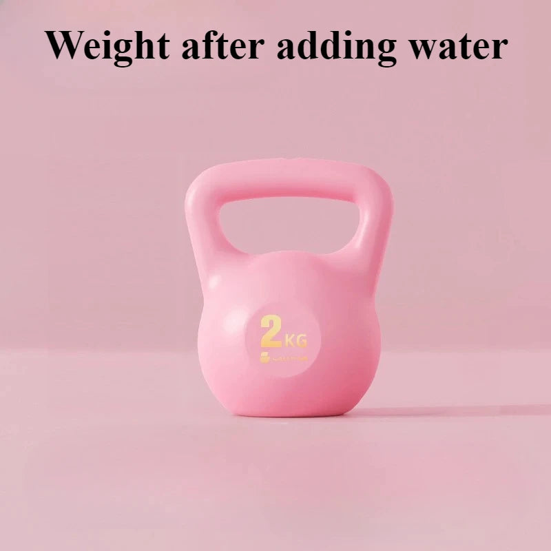 2-8KG Soft Water-filled Kettlebells Home Fitness Weight-bearing Kettlebell Sport Yoga Hip Deep Squat Weight Loss Exercise Equip