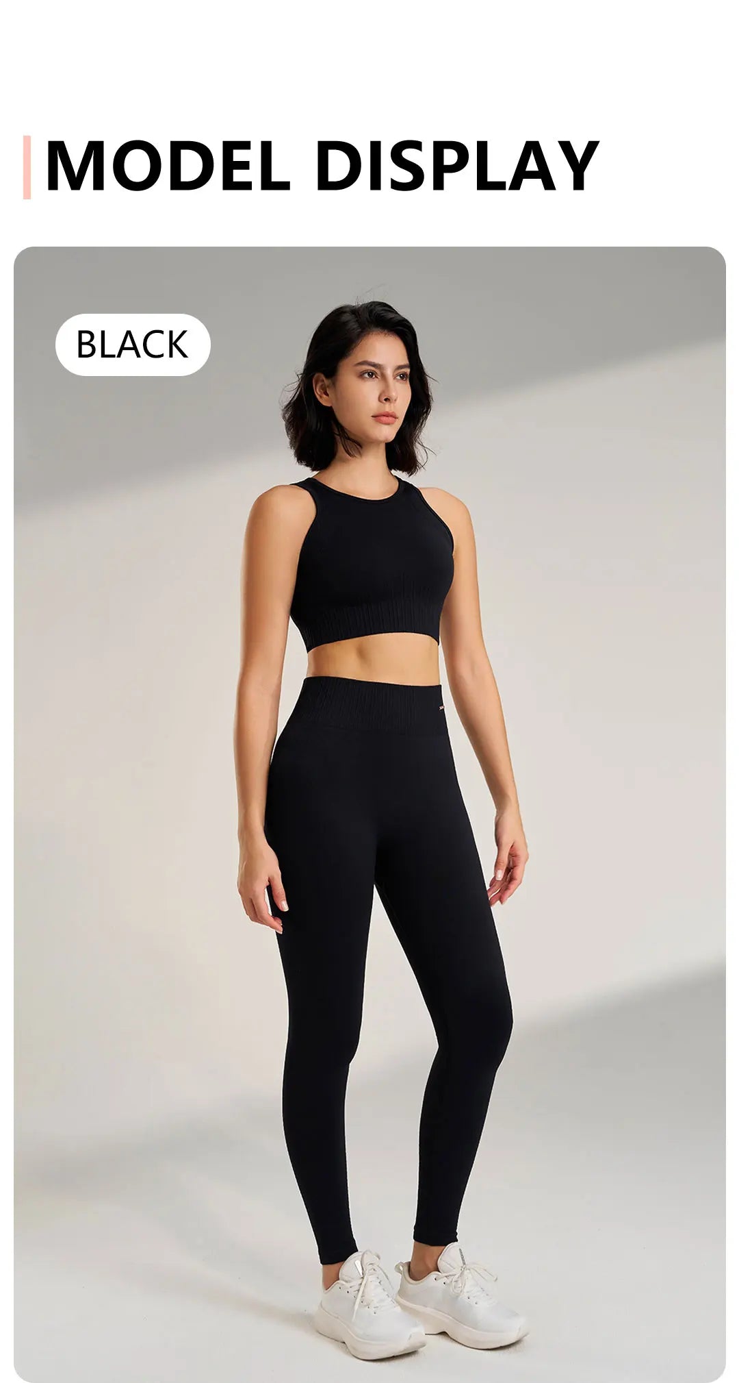 Ensemble de Fitness Femme Zenforma – Legging Sans Couture, Taille Haute & Séchage Rapide