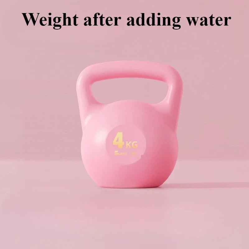 2-8KG Soft Water-filled Kettlebells Home Fitness Weight-bearing Kettlebell Sport Yoga Hip Deep Squat Weight Loss Exercise Equip