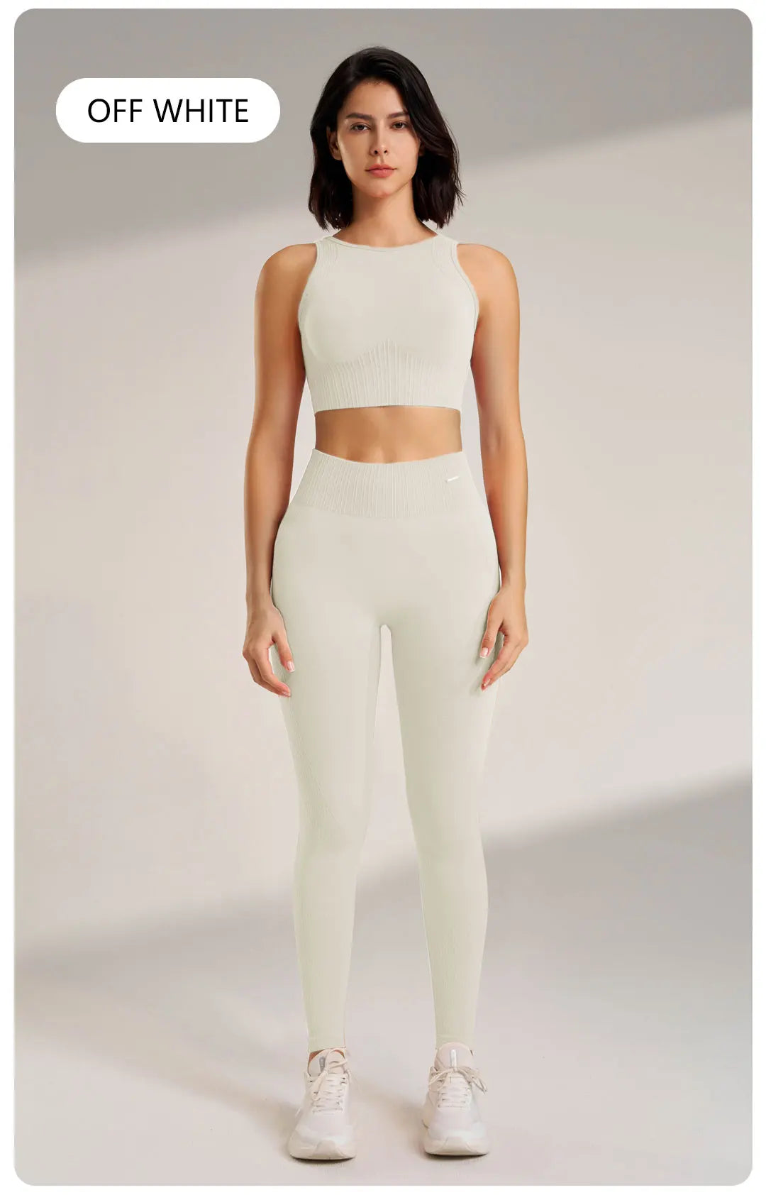 Ensemble de Fitness Femme Zenforma – Legging Sans Couture, Taille Haute & Séchage Rapide