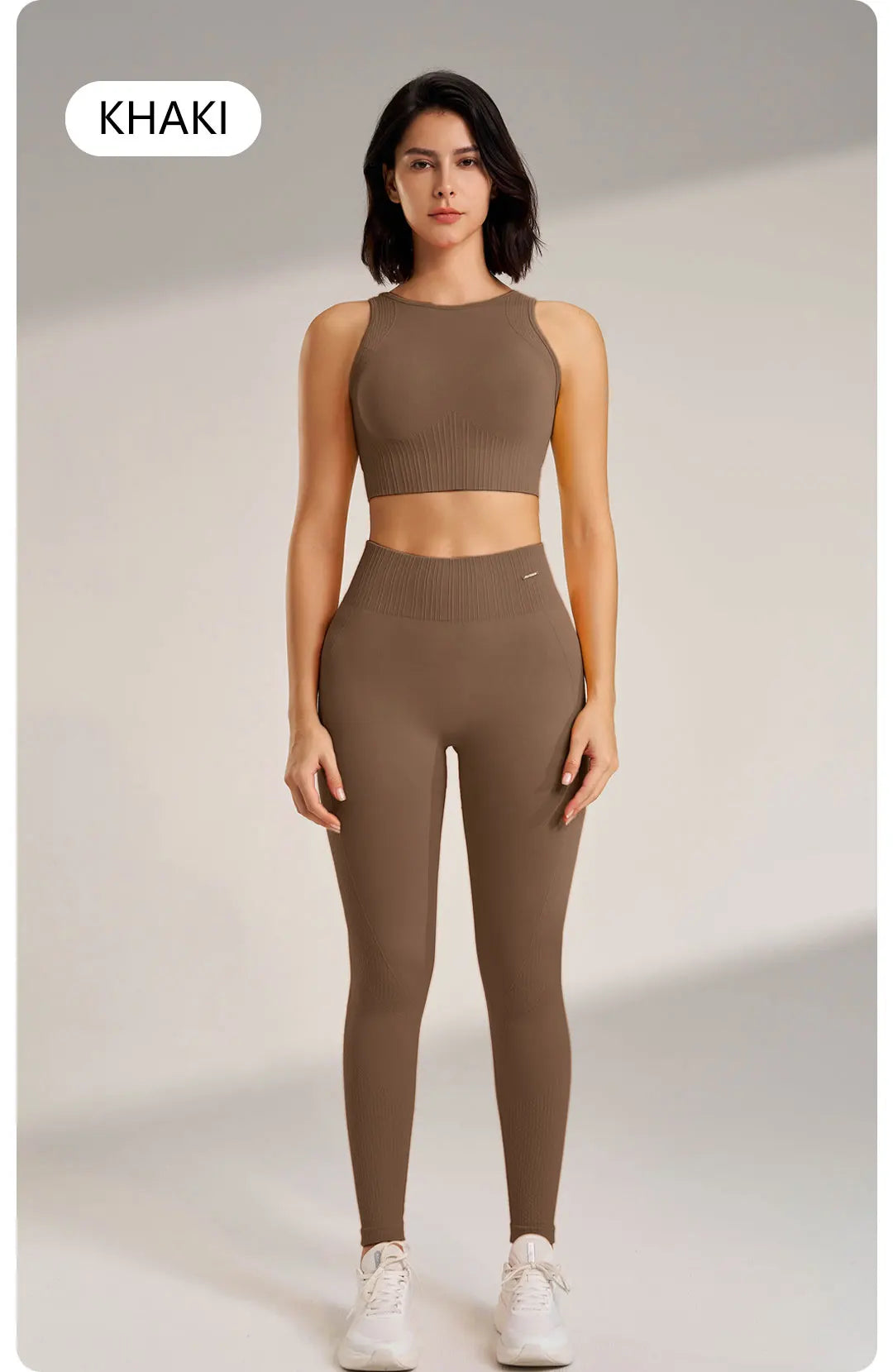 Ensemble de Fitness Femme Zenforma – Legging Sans Couture, Taille Haute & Séchage Rapide