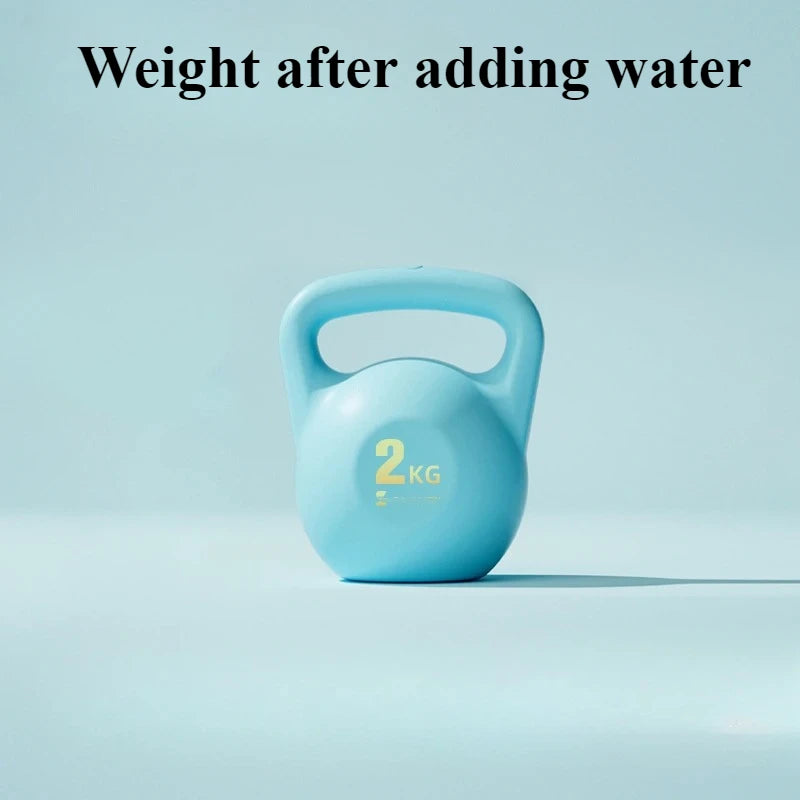 2-8KG Soft Water-filled Kettlebells Home Fitness Weight-bearing Kettlebell Sport Yoga Hip Deep Squat Weight Loss Exercise Equip
