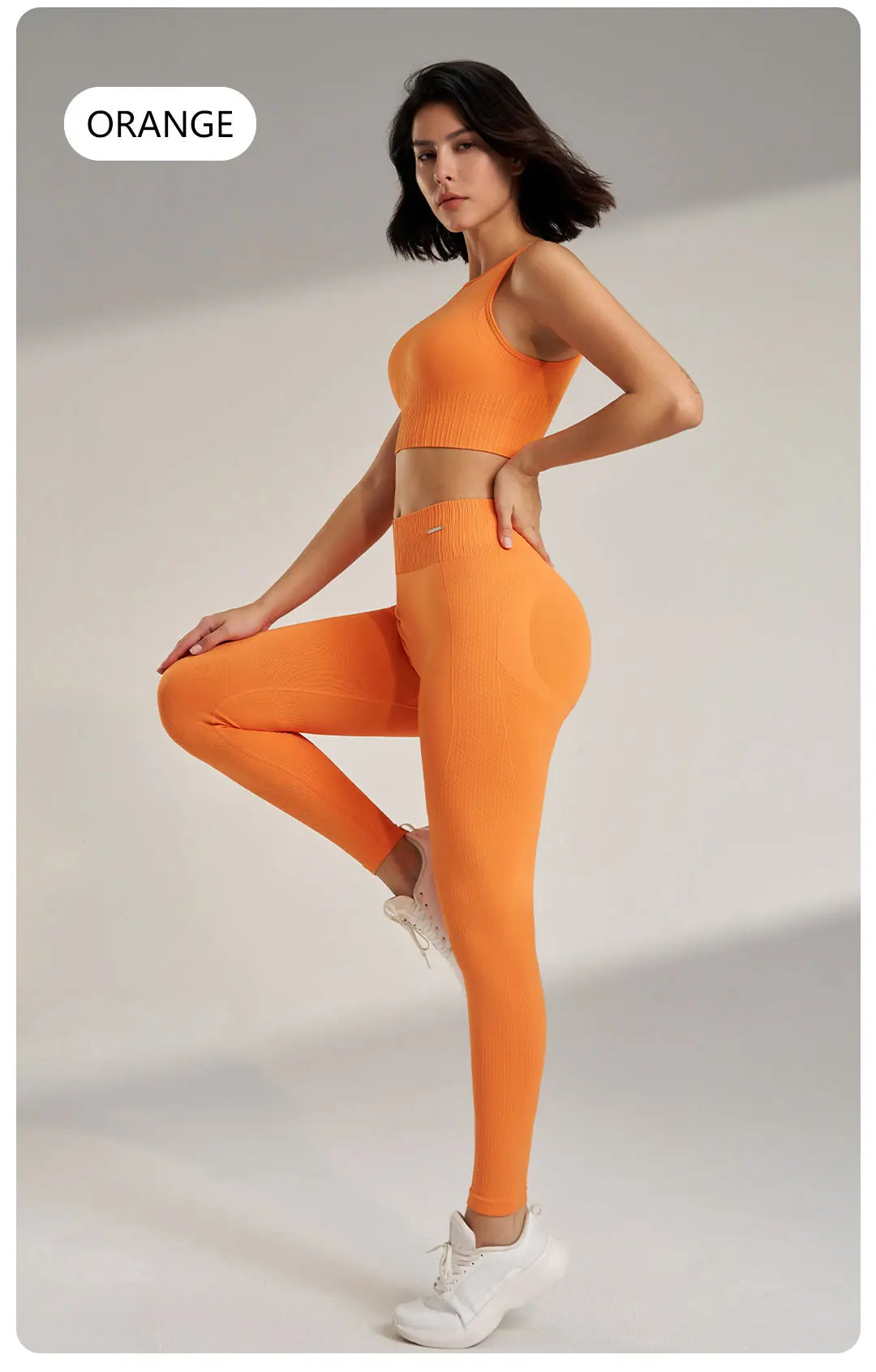 Ensemble de Fitness Femme Zenforma – Legging Sans Couture, Taille Haute & Séchage Rapide