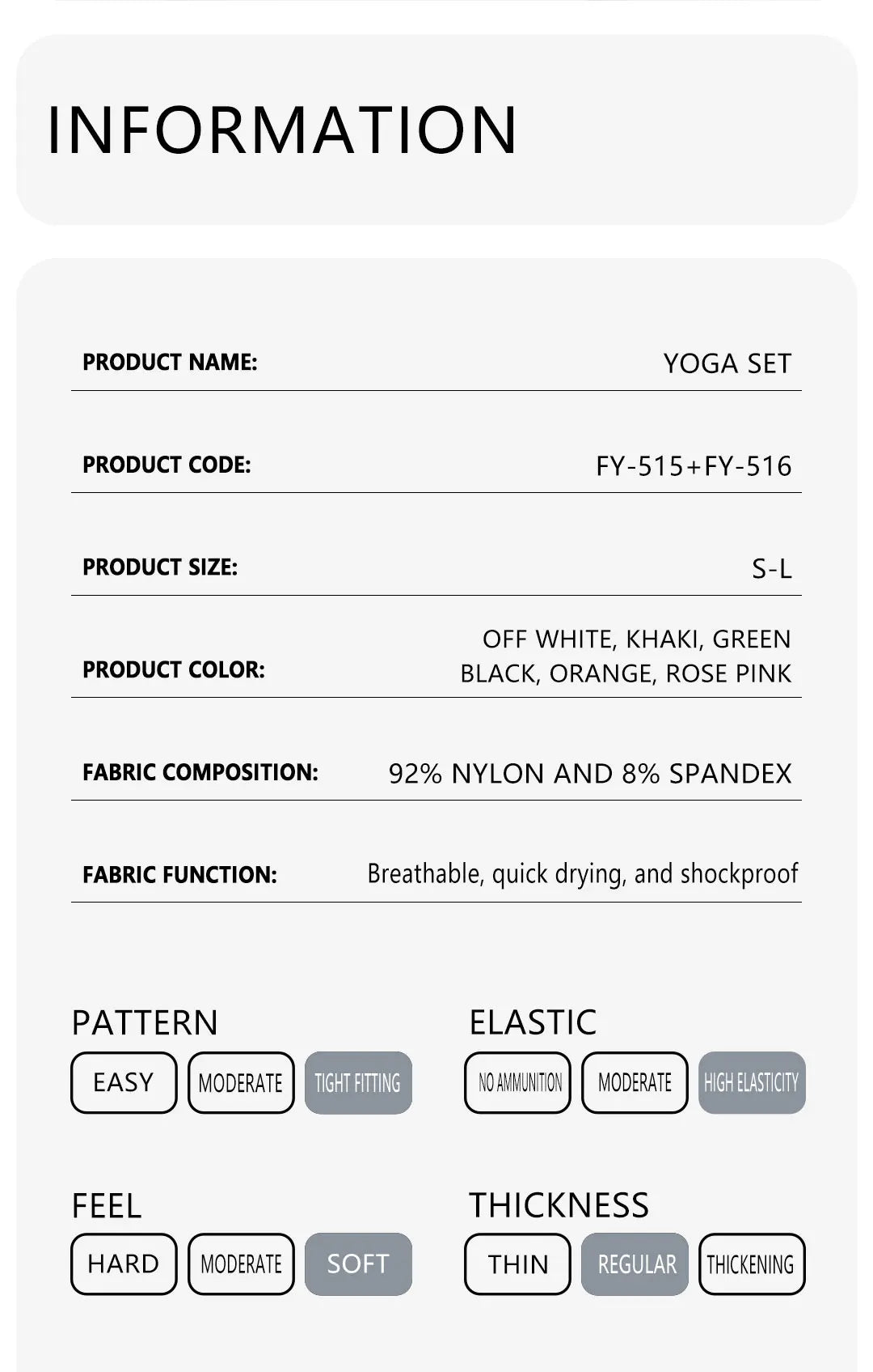 Ensemble de Fitness Femme Zenforma – Legging Sans Couture, Taille Haute & Séchage Rapide