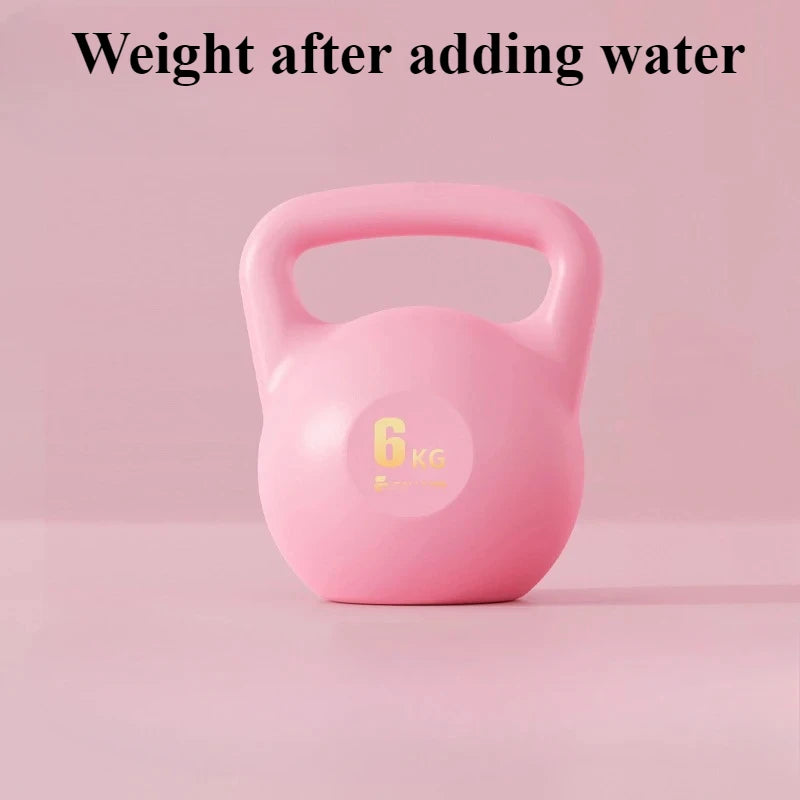 2-8KG Soft Water-filled Kettlebells Home Fitness Weight-bearing Kettlebell Sport Yoga Hip Deep Squat Weight Loss Exercise Equip