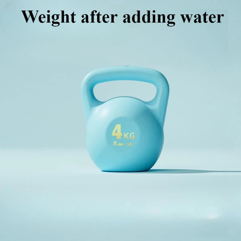 2-8KG Soft Water-filled Kettlebells Home Fitness Weight-bearing Kettlebell Sport Yoga Hip Deep Squat Weight Loss Exercise Equip