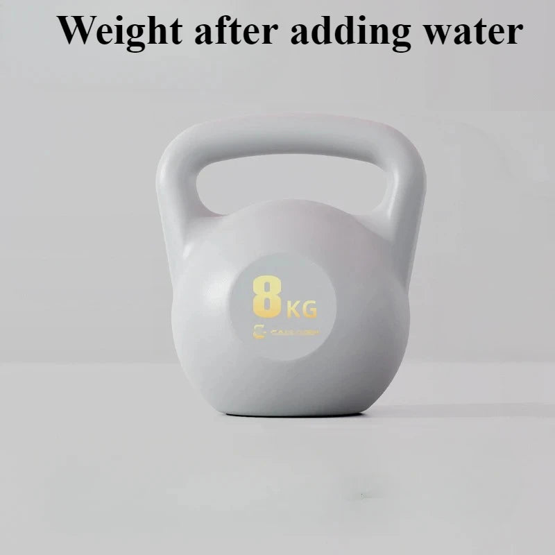 2-8KG Soft Water-filled Kettlebells Home Fitness Weight-bearing Kettlebell Sport Yoga Hip Deep Squat Weight Loss Exercise Equip