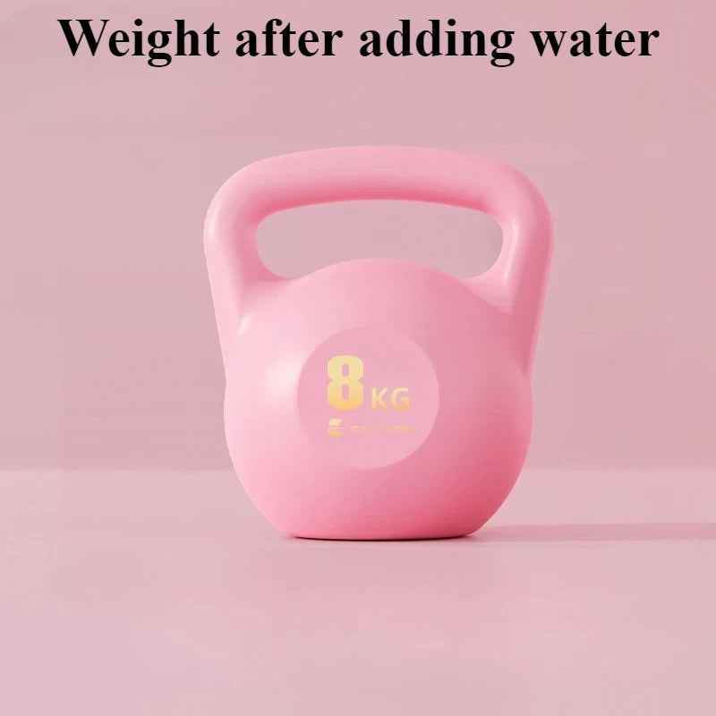 2-8KG Soft Water-filled Kettlebells Home Fitness Weight-bearing Kettlebell Sport Yoga Hip Deep Squat Weight Loss Exercise Equip