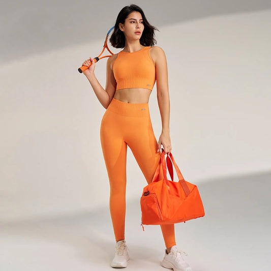 Ensemble de Fitness Femme Zenforma – Legging Sans Couture, Taille Haute & Séchage Rapide