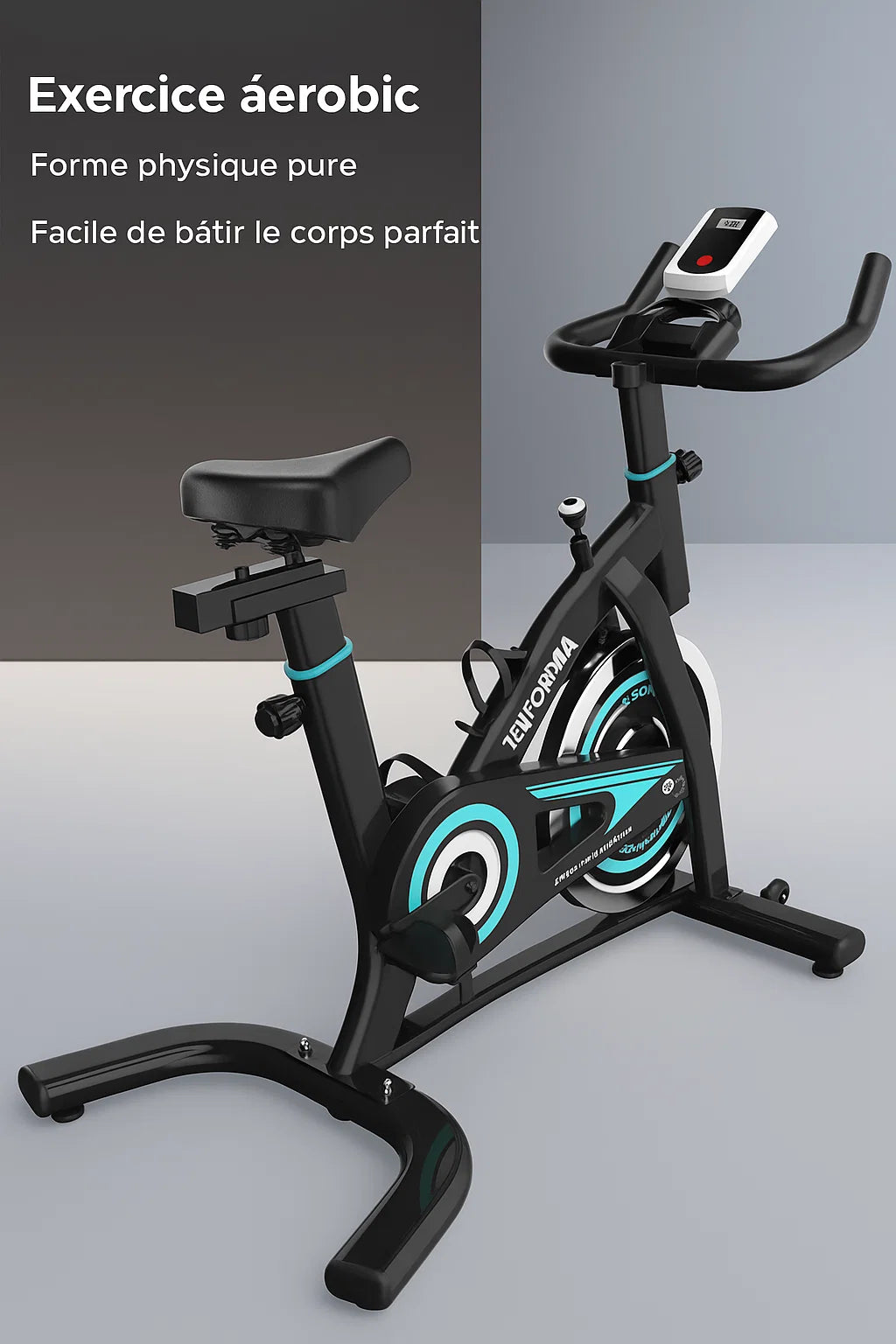 Vélo d’Appartement Connecté Bluetooth – Résistance Magnétique | Zenforma
